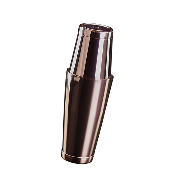 Esquirla 2 Piece Bar Cocktail Accessories Stainless Steel Flair Mixing Tin Set - Rose Gold