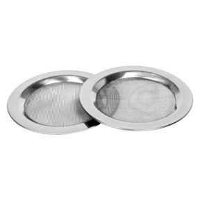 Esquirla 2 Pieces Stainless Steel Aroma Sieve Mesh Ash Plate Metal Strainer Reusable Easy Maintenance Suitable for Home Decor Gift Giving