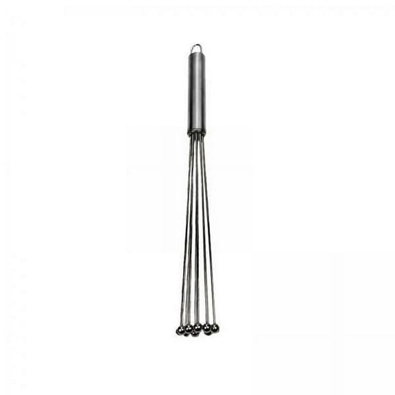 Esquirla 2x Stainless Steel Mini Ball Whisk Cooking Blender Stainless Wire Whisker Hand Portable Sauces Cream Egg Beater Manual Mixer Whisk