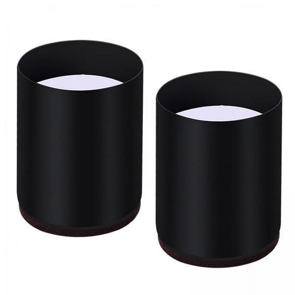 Esquirla 3x Carbo Steel Bed Table Riser Elevator Sofa Furniture Elevator Elevators for Beds, , Tables - Round 6x10cm Black