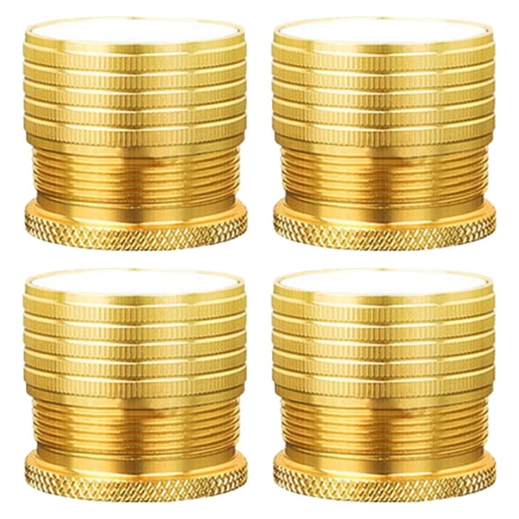 Esquirla 4 Adjustable Metal Furniture Risers, Portable Multi-Purpose Non-Slip Heavy Duty Replacement Furniture Risers for Sofa, Desk, Cabinet, Coffee Table Gold
