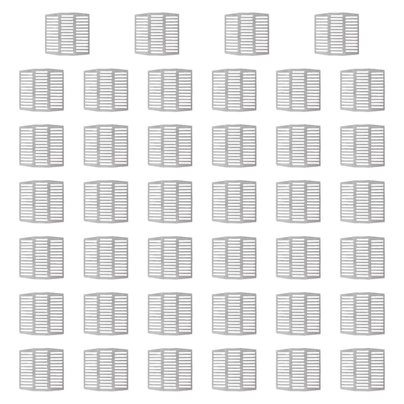 Esquirla 40 Pieces Stainless Steel Brick Weep Hole Covers,Fill Weep Holes,Replace,Easy Installation,Sturdy Utility Wall Cracks Inserts