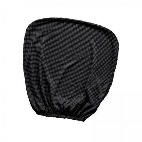 Esquirla 4xComputer Chair Back Slipcovers Washable Desk Chair Back Cover for Study Room Black