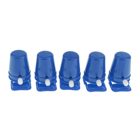 Esquirla 5 Pieces Clockwise Movement Clockwork Legged Robot DIY Crafts Walking Toy Mechanism Replaceable Part Windup Movement Suitable for Arts And Crafts Educ blue