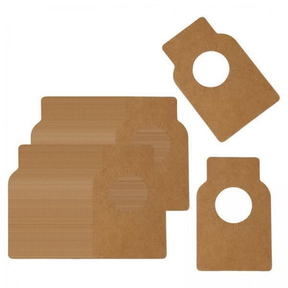 Esquirla 5x100x Bottle Neck Tags Cellar Labels for Dining Room Brown