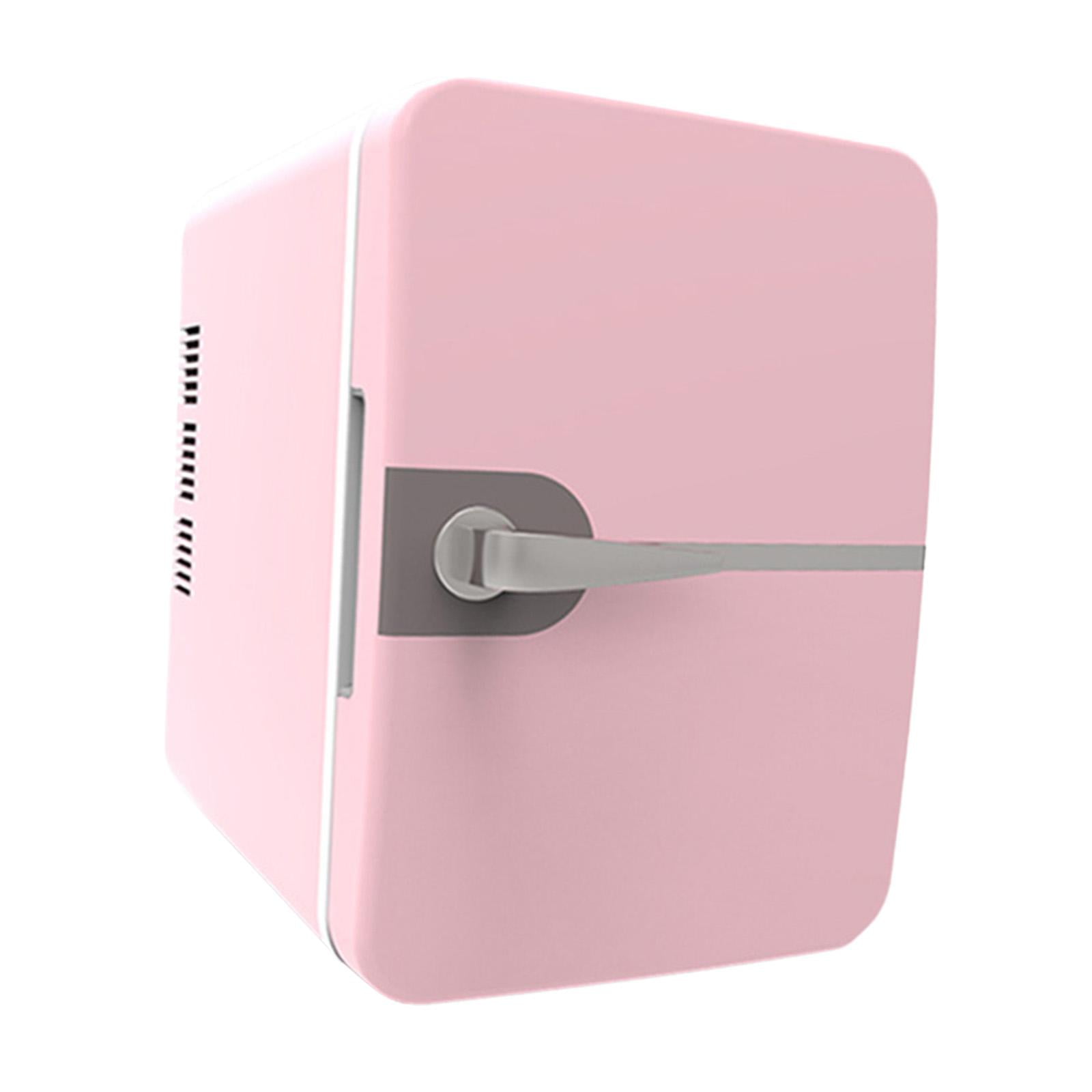 Esquirla 6L Mini Fridge USB Power Supply Thermoelectric and Warmer Beverage Refrigerator for Bar Camping Home Rvs Divers Pink