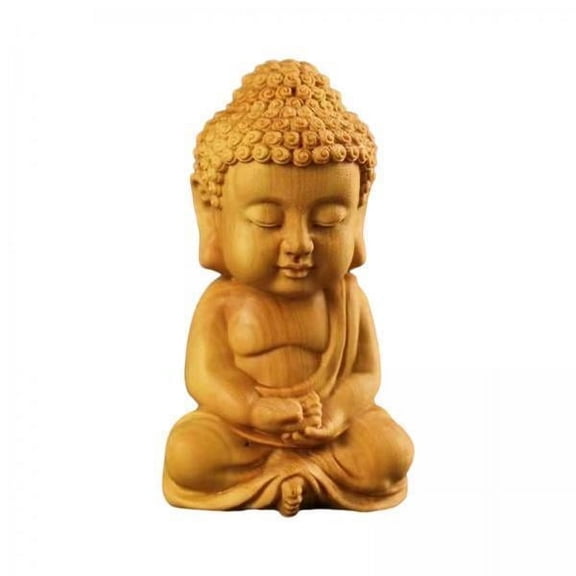 Esquirla 6xBuddha Statue Crafts Decorative Handmade for Living Room Home Holiday Gifts A