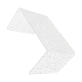 Esquirla Acrylic Display Riser Stand Shelf Rack with Stone Pattern U Shaped Elevated Design Clear Acrylic Material Suitable for Collectible Figures Retail Show 16cmx10cmx8cm