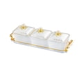 thumbnail image 1 of Esquirla Appetizer Tray,,Dried Fruit Tray Lid,,Snack Tray,Snack Serving Tray for Fruit Dining Room,Party,Wedding,Kitchen Transparent, 1 of 8