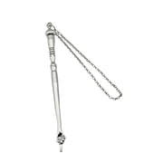 Esquirla Bible Pointer,Yad Torah Pointer Finger Pointer Presentation Pointer Bible Reading Tool, Yad Hand Pointer for Adults Farmhouse , Silver Onion Top