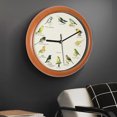 thumbnail image 1 of Esquirla Bird Clocks with Sounds Round Clock Quiet that Sing Wall Hanging Clock Decorative Clock for Walls Bedrooms, 1 of 7