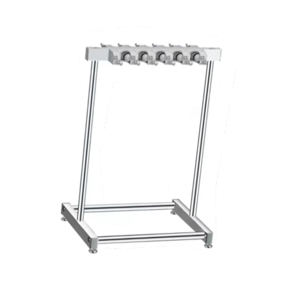 Esquirla Broom Holder Mop Organization Removable Anti Slip Broom and Mop Rack Broom Mop Hanger for Garage Basement Laundry Room Garden mop
