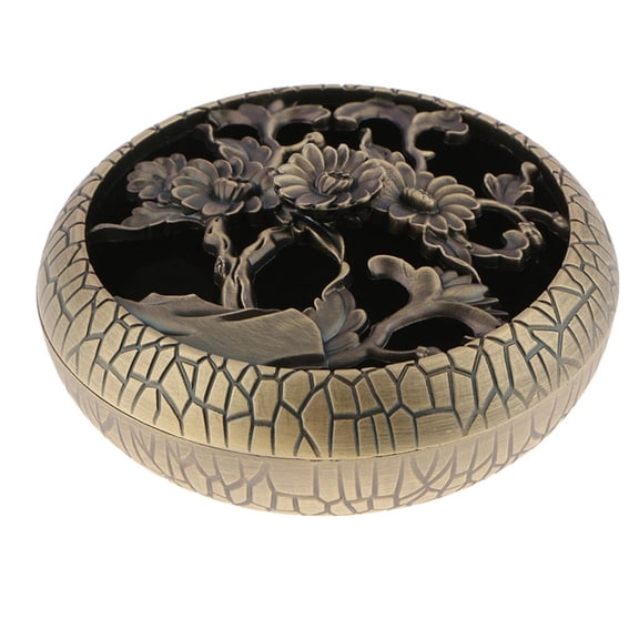 Esquirla Burner Backflow Set Mixed Cones Sticks Holder Waterfall , Chrysanthemum Ancient cyan