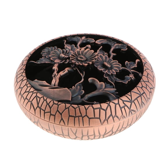 Esquirla Burner Backflow Set Mixed Cones Sticks Holder Waterfall , Chrysanthemum Ancient red