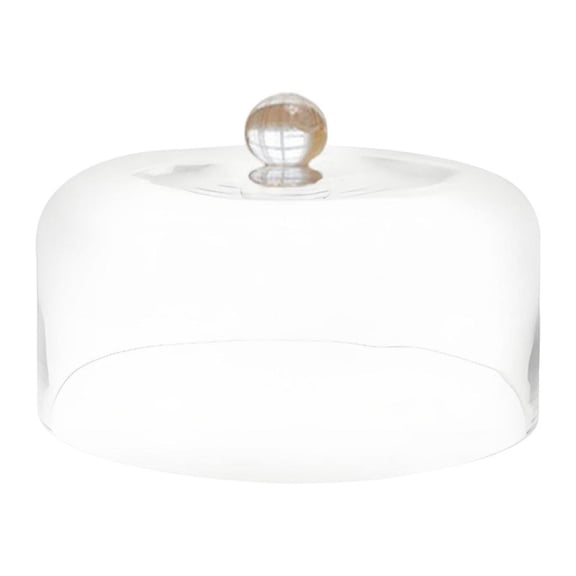 Esquirla Cake Stand Cover Clear Acrylic Dome Lid Pastry Display Cover Transparent Cake Cloche Plate Serving Platter Lid Elegant Dustproof Design Suitable for W L