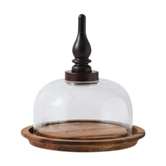 Esquirla Cake Stand with Dome Cake Display Server Tray,Decorative,Cake Display Stand,for Candy Dessert Festive Party Kitchen Appetizer