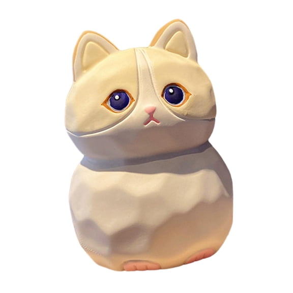 Esquirla Car Dashboard Decoration Kitty Sculpture Cat Figurine Tabletop Ornament for Bedroom Centerpiece Cabinet Office Birthday Gift B