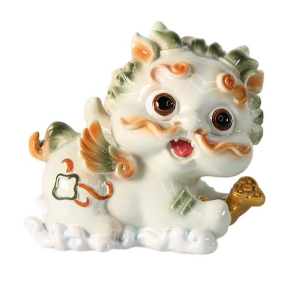 Esquirla Car Dashboard Ornament Statue Decorative Collection Tabletop Creative Art Figurine Resin Sculpture for Home Living Room A