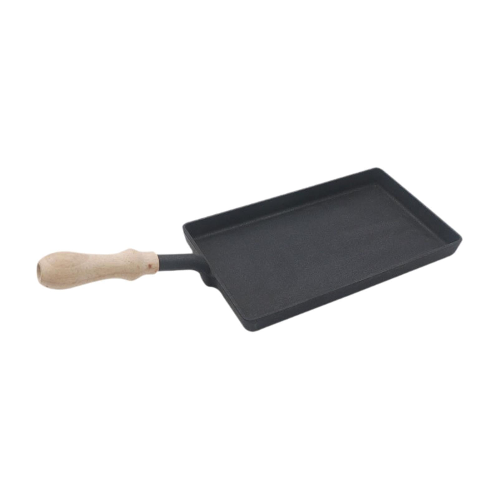 Esquirla Cast Iron Griddle Grilling Skillet Egg Frying Pan Steak Pan for Induction, Indoor Outdoor Restaurant Home Electric Gas Cooker