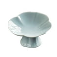 thumbnail image 1 of Esquirla Ceramic Footed Fruit Bowl Holder Decorative for Kitchen Counter Dessert Cake Serving Holder for Farmhouse and Living Room Events cyan blue, 1 of 8