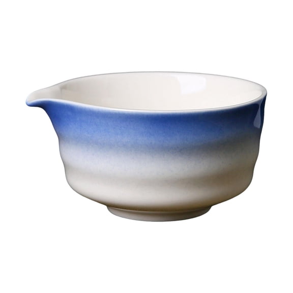 Esquirla Ceramic Matcha Bowl Handcrafted 450ml for Whisking Matcha Japanese Tea Cup Traditional Porcelain Tea Bowl for Tea Lovers Gift Blue