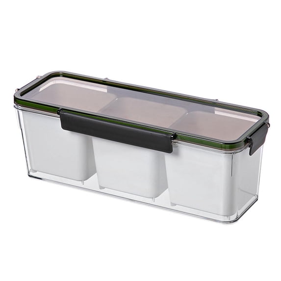 Esquirla Chilled Condiment Server Cold Food Buffet Server 3 Section on Ice Kitchens Appetizer Serving Tray for Appetizers Meats Outdoor