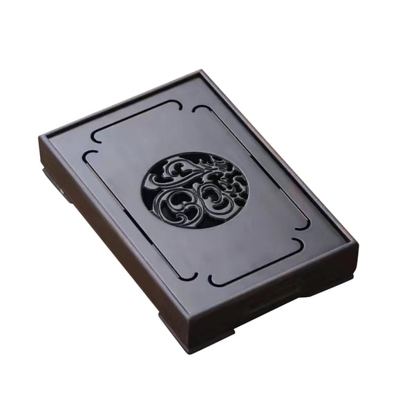 Esquirla Chinese Gongfu Tea Tray Water Storage Pot Tea Tray Decorative Polished Surface Versatile Decoration Resturant Kungfu Tea Tray