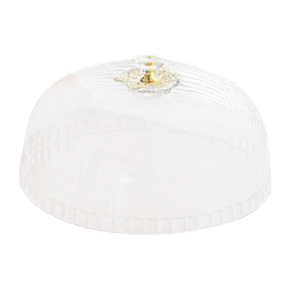 Esquirla Clear Cake Dome Cover,Food Dome Transparent Decorative Serving Dome Cake Lid for Cake Plate Cake Stand Party Wedding Birthday 26cm