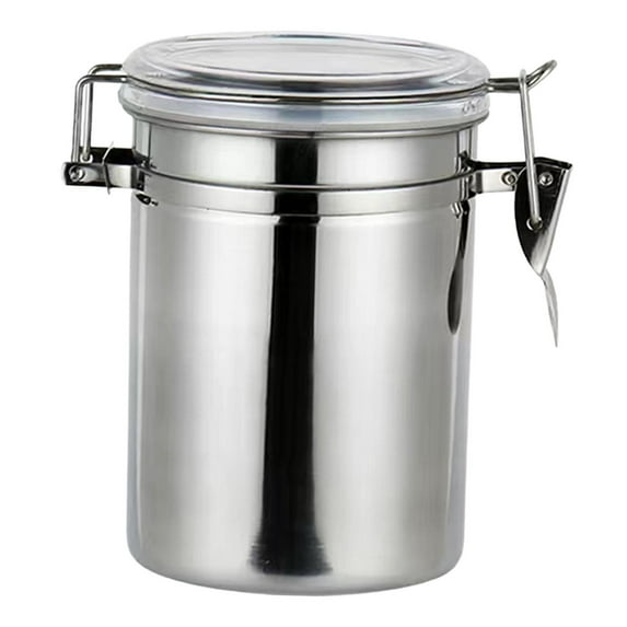 Esquirla Coffee Bean Container Kitchen Cereal Storage Jar Multipurpose Utensils Airtight Storage Tank for Snacks Loose Leaf Tea Cereal 1800mL