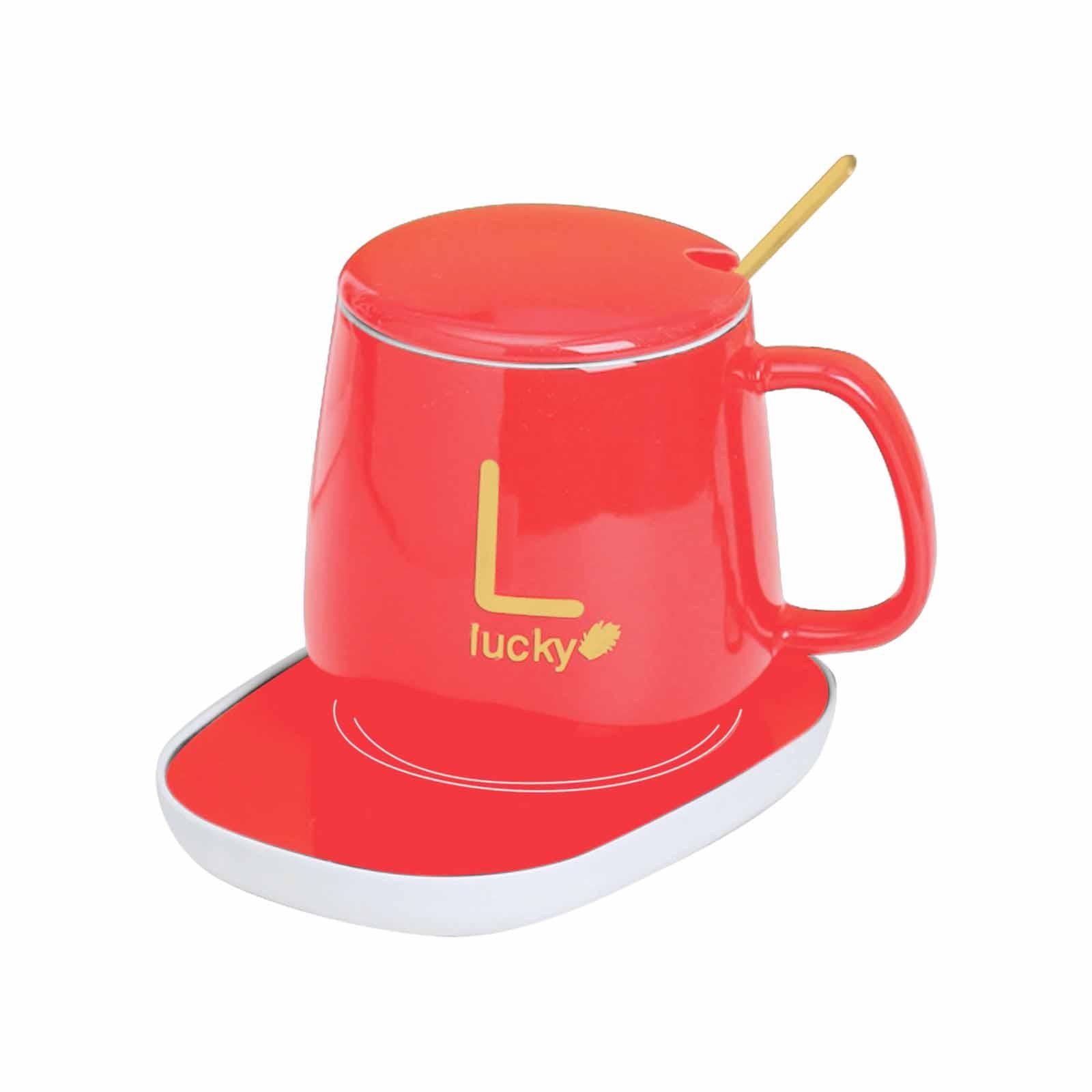 Esquirla Coffee Warmer and Mug Set for Beverage Coaster 55 degreeC