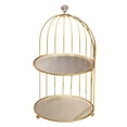 thumbnail image 1 of Esquirla Cosmetic Storage Rack Makeup Organiser Creative Desktop Kitchen Antique Souvenir Bathroom Cupcake Stand Dresser Organizer 2 tier, 1 of 8