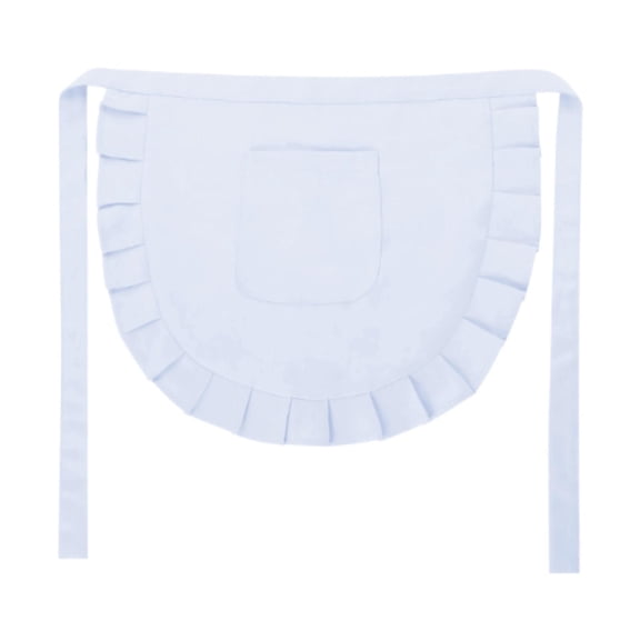 Esquirla Cosplay Waist Apron for Girls for Kitchen,Party Favors,Halloween Party Soft Dress Cosplay Costumes Kids Apron Maid Half Apron White