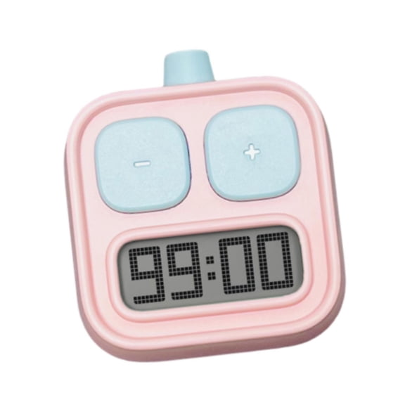 Esquirla Count Down Time Management Kitchen Reminder Convenient to Use Baking Study Portable Accurate to Seconds Compact Digital Timer pink