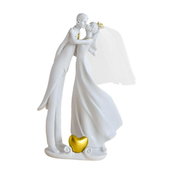Esquirla Couple Statue Valentines Day Decoration Modern Decor Newlywed Gifts for Couples Valentines Day Ornaments for Anniversary E