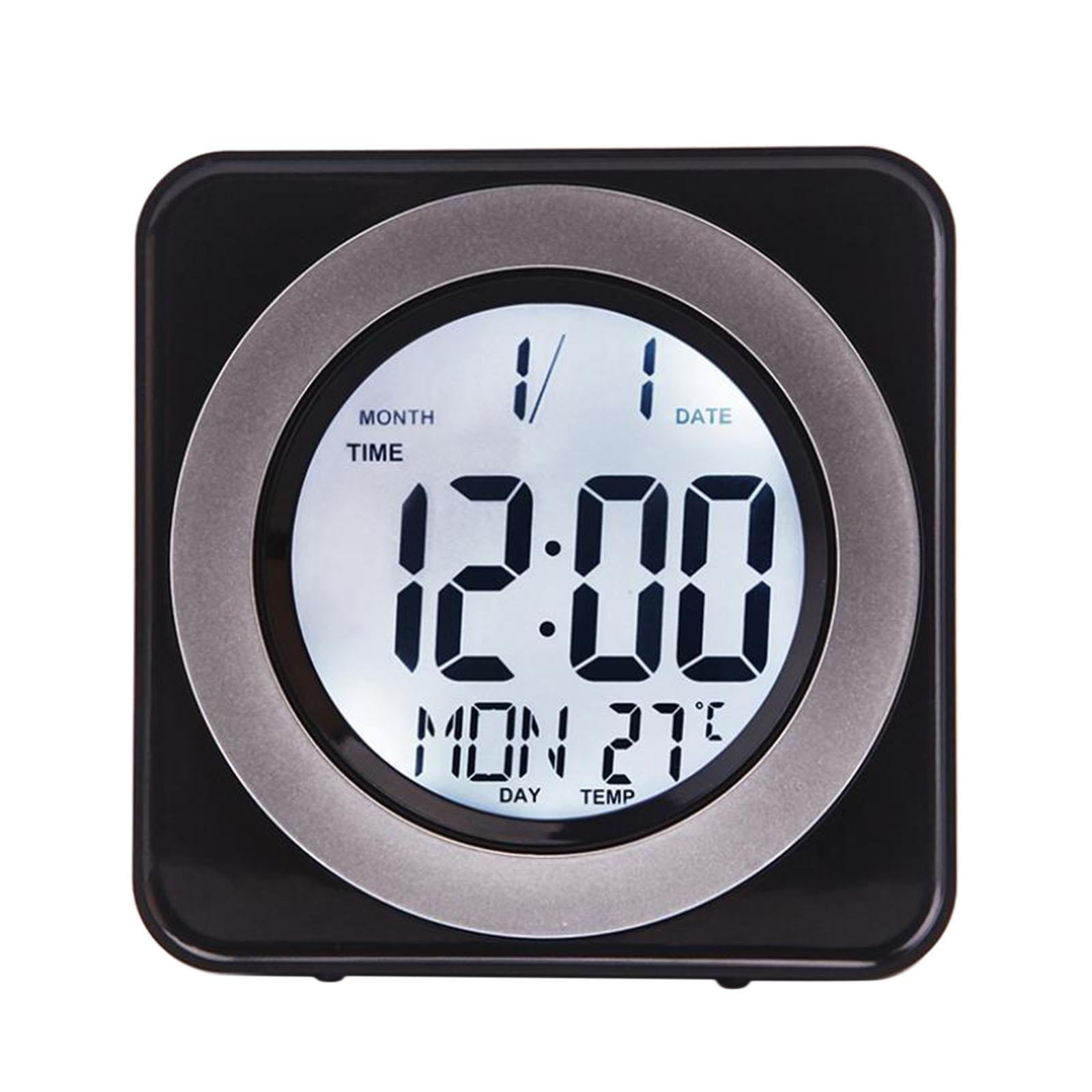 Esquirla Desk Digital Clock Desktop Alarm Clock Small Clock Portable ...