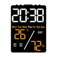 Esquirla Digital Clock Digital Alarm Clock LED Display Adjustable ...