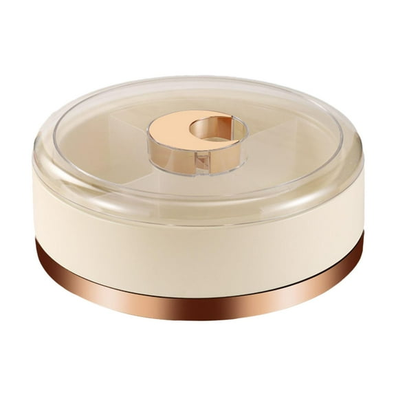 Esquirla Divided Serving Tray Snackle Tray Storage Tray Dish Serving Bowl Snack Platters for Kitchen New Year Wedding Nuts White