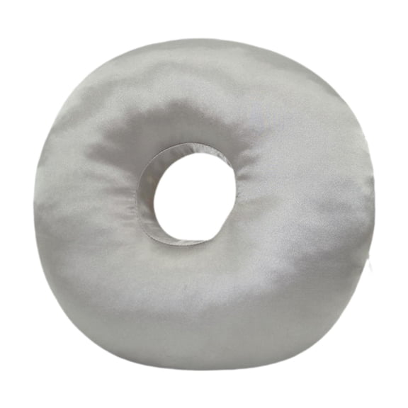 Esquirla Ear Piercing Pillow 30cm Comfortable Breathable Neck Support Removable Ergonomic Invisible Zipper O Shaped Side Sleepers Pillow gray