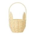 thumbnail image 1 of Esquirla Easter Flower Basket Empty Portable, Easter Decoration, Easter Egg Basket Wedding Flower Girl Basket for Holiday Yellow, 1 of 8