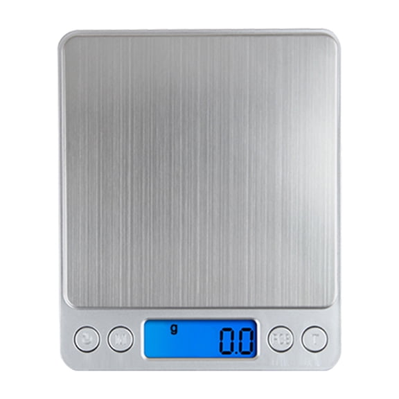 Esquirla Electronic Kitchen Scale High Precision Precision Scale 2kg / 0.1g Auto-stop Backlit LCD Display With Stainless Steel Platform