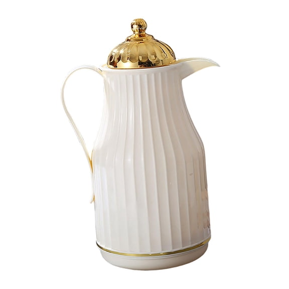 Esquirla Enamel Coffee Pot Water Kettle with Handle Large Capacity 1L Coffee Kettle Wide Opening for Camping Boiling Water pattern