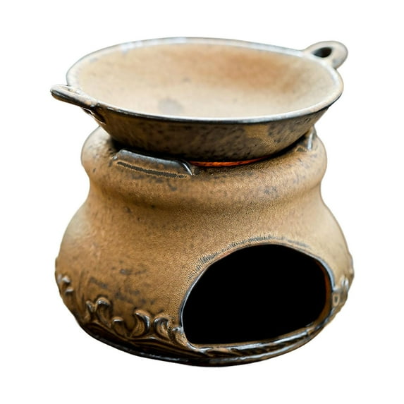 Esquirla Essential Oil Burner Tealight Candle Holder Aroma Oil Warmer Removable Chinese Waxes Melt Warmer for Christmas Bedroom B