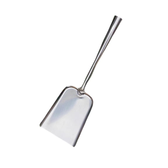 Esquirla Fireplace Ash Shovel Garden Shovel Trowel Scooper Stainless Steel Hand Tool With Flat Spoon Design for fireplace cleaning grill ash removal campfire
