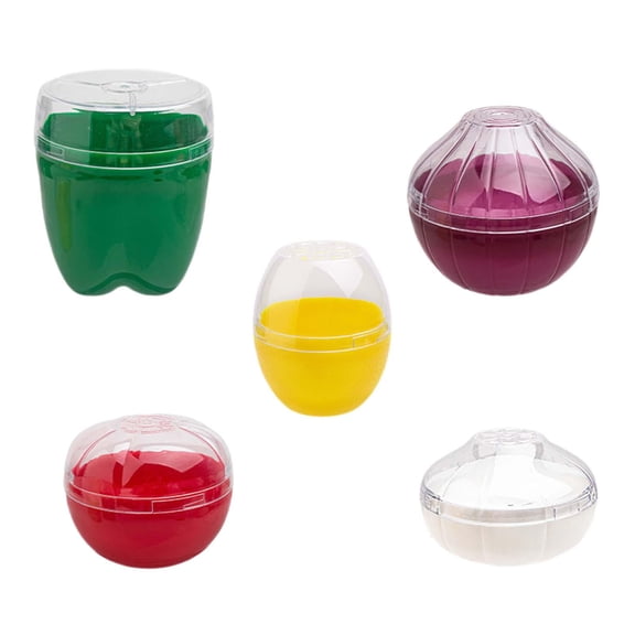 Esquirla Fruit Vegetable Storage Containers for Fridge Home Use Food Storage Case Crisper Box for Lemon Travel Party Restaurant Pantry