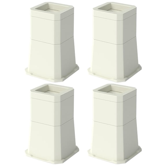 Esquirla Furniture Bed Riser Anti Strong Load-Bearing Wear-Resistant Floor Pads Bedding Accessories for Couch Sofa Table , Beige, Multi