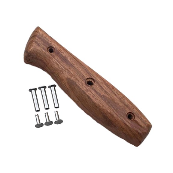 Esquirla Handle Replacement Wood Knife Handle Repair Kitchen Knife Wood Handle Replacement Meat Cutter Butcher Knife Handle Suitable for DIY Knife Making Home