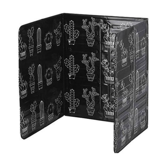 Esquirla High Temperature Resistant Aluminum Board Insulation , Anti Splatter Baffle Guard - Black