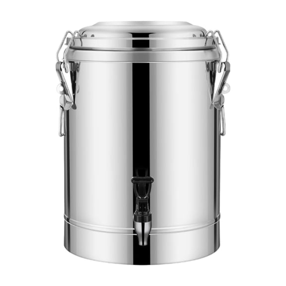 Esquirla Hot Cold Drink Dispenser Hot Water Dispenser Insulated Barrel Insulated Drink Dispenser for Commercial Home Milk Tea Porridge 10L