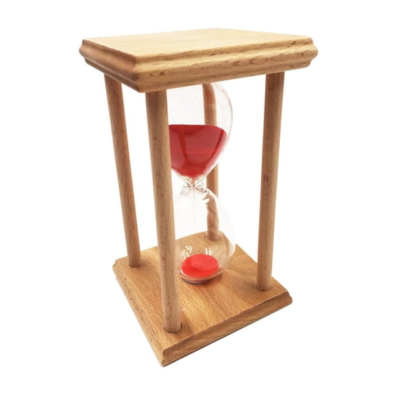 Esquirla Hourglass Sandglass Sand Clock Timers Kitchen Cooking Timer 20 Minutes,Red