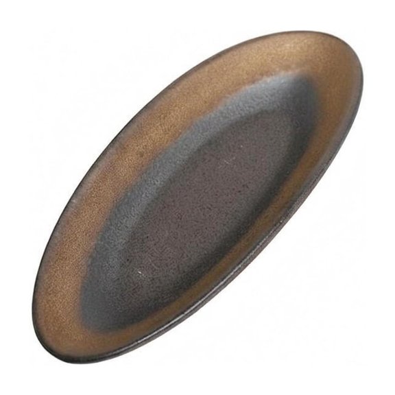 Esquirla Incense Stand Smudge Plate Sage Bowl Ceramic Material Oval Profile for Meditation Room Studio Sanctuary